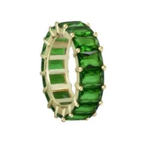 THE COLORED BAND RING EMERALD